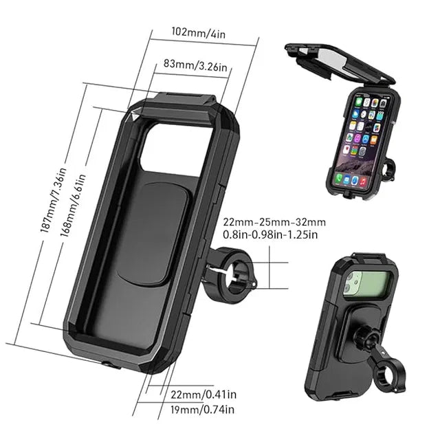 Waterproof Phone Shower Holder – Wall-Mounted Case