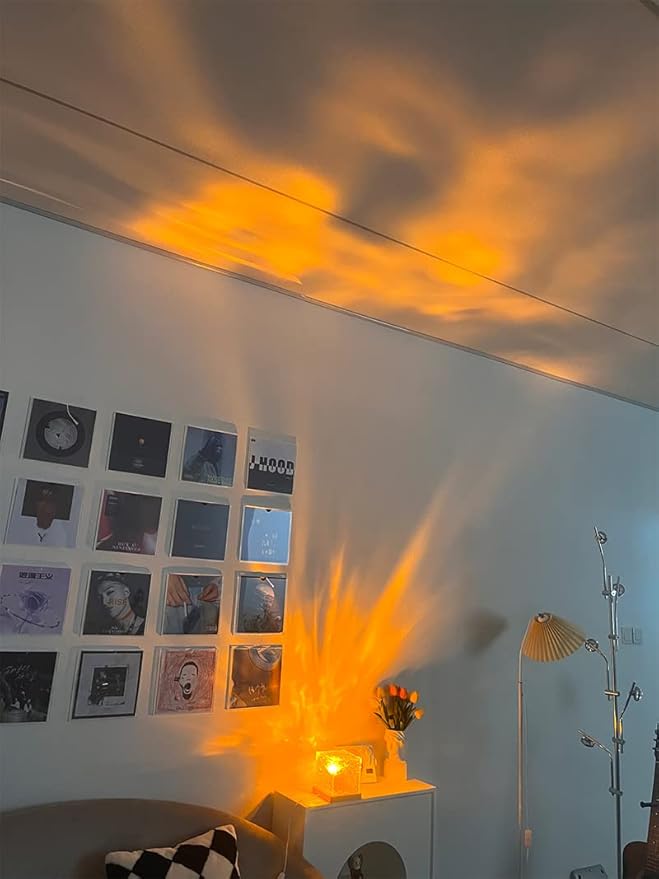 Aurora Wave Crystal Light Cube – Decorative Night Lamp