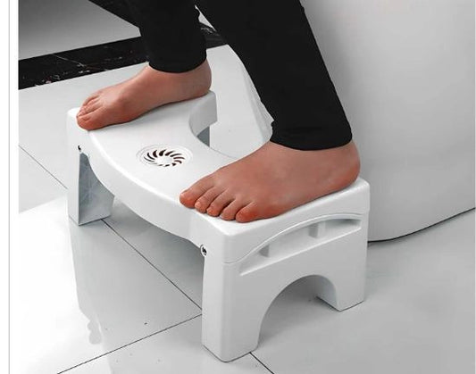 Foldable Toilet Stool for Comfortable Bathroom Posture