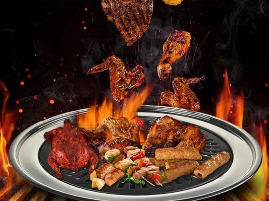 Smokeless Gas Tandoor Grill for Indoor Home Cooking