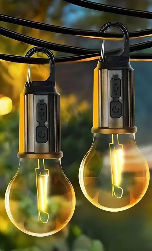 Rechargeable Hanging Camping Light – 3 Modes, Pack of 2