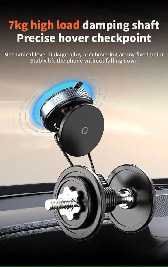 360° Magnetic Phone Holder with Suction Mount