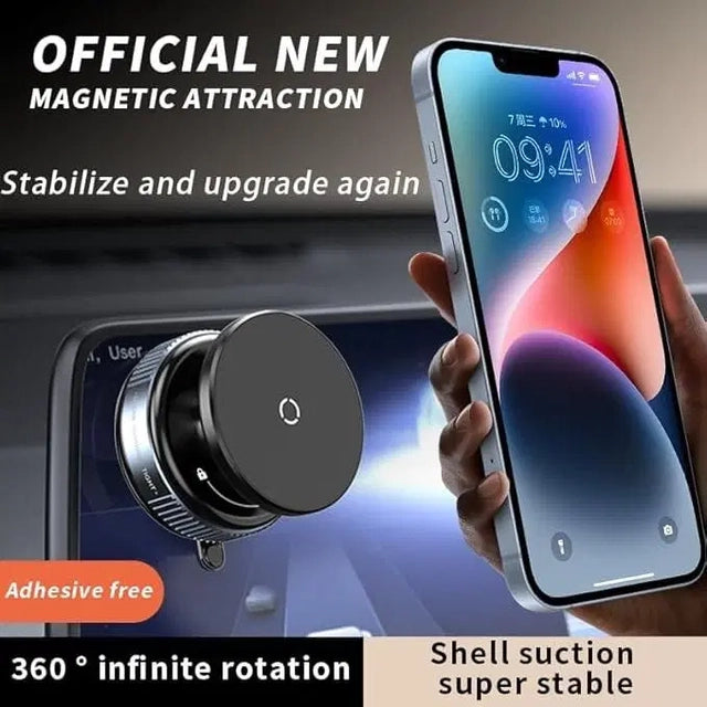 360° Magnetic Phone Holder with Suction Mount